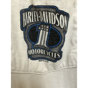 HARLEY DAVIDSON T-shirt/XXL/cotton/white‎ Pre-Loved 2016